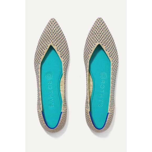 Rothy’s The Point in Multi Metallic Limited Edition‎ Women’s Size 10 - Picture 1 of 9